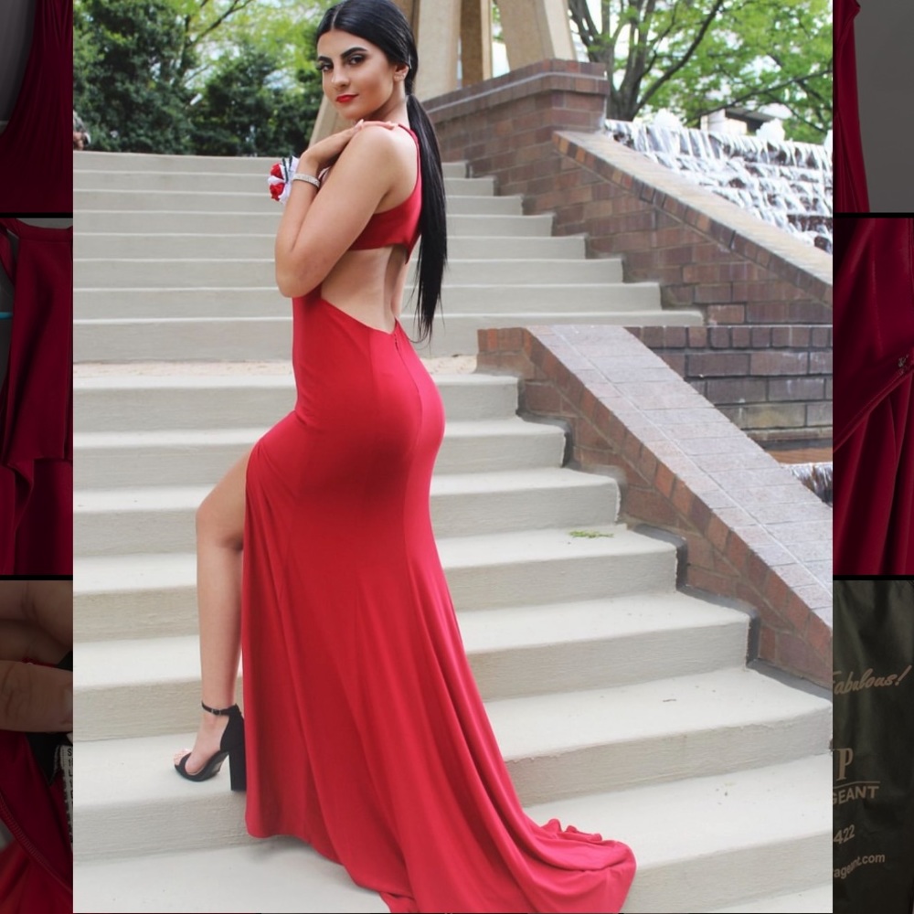 Red prom dress